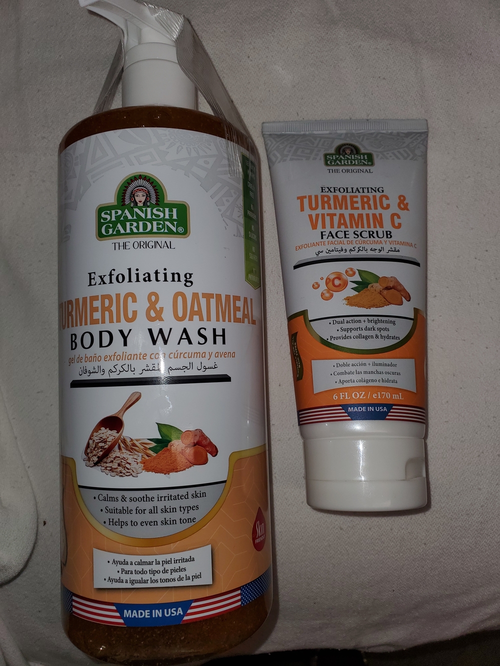 Exfoliating Turmeric & Oatmeal Body Wash - Orange